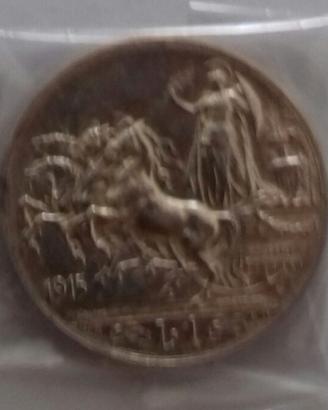 Vittorio Emanuele III 1 lira 1915 NC alta cons.