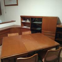 Soggiorno in noce