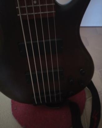 CORT A6 PLUS FMMH OPN BASSO ELETTRICO 6 CORDE SOLID BODY NATURAL