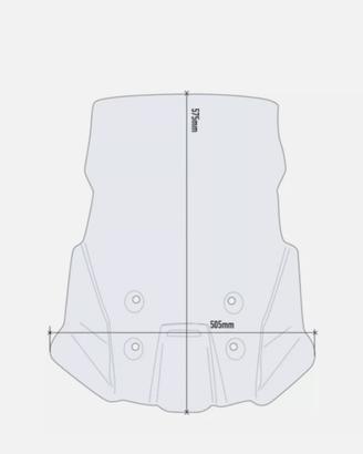 Cupolino givi D3117ST per v-strom 1050