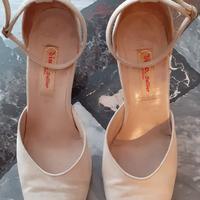 scarpe bianche sposa scamosciate 37 vintage