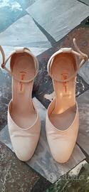 scarpe bianche sposa scamosciate 37 vintage