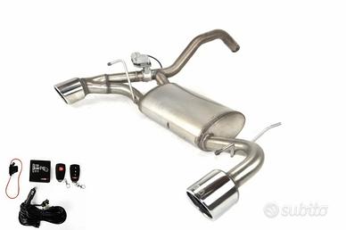 SCARICO DUPLEX INOX CON VALVOLA TONDO 100mm 500/59