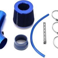 Kit filtro aria sportivo blu alluminio 76 mm.