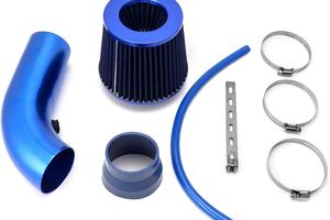 Kit filtro aria sportivo blu alluminio 76 mm.