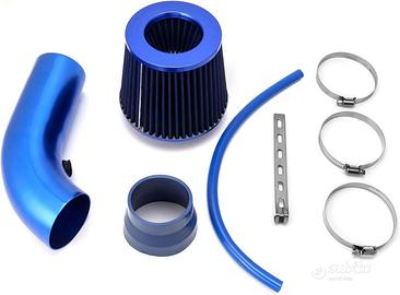 Kit filtro aria sportivo blu alluminio 76 mm.