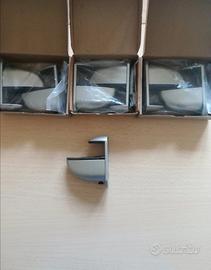 3 coppie reggimensola TUCANO metallo finitura allu