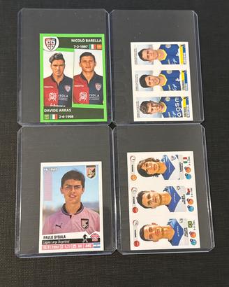 Calciatori panini Dybala,Jorginho,Tonali,Barella