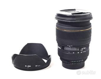 OBIETTIVO SIGMA AF 24-70 F/2.8 EX DG MACRO. NIKON.