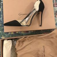 Scarpe tacco decolletè nero - Gianvito Rossi Plexi