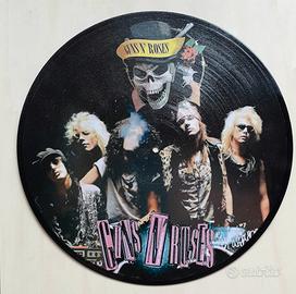 Vinile 33 giri da parete omaggio ai Guns N' Roses 