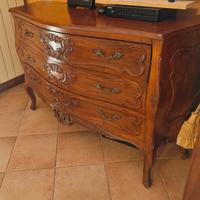 Cassettiera in legno naturale 