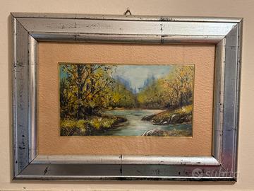 Quadro dipinto Marino Mecchia artista triestino