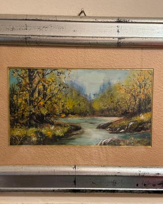 Quadro dipinto Marino Mecchia artista triestino