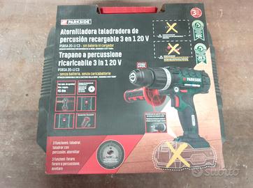 trapano avvitatore tassellatore parkside