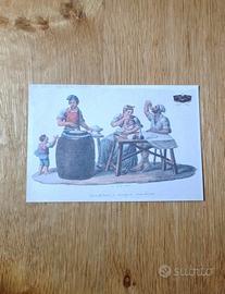 Cartolina vintage "antica bottega di maccheronari"