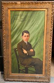 Umberto Zini grande dipinto firmato e datato