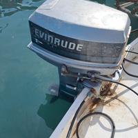 Fuoribordo Evinrude 25cc con manetta