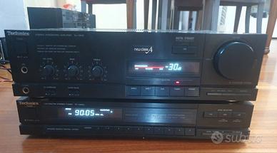 AMPLIFICATORE E RADIO TECHNICS TELECOMANDO  50Wx2