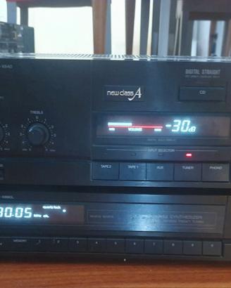 AMPLIFICATORE E RADIO TECHNICS TELECOMANDO  50Wx2