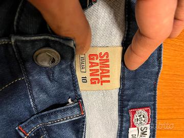 Jeans pantaloni bambino 9-11 anni denim small gang