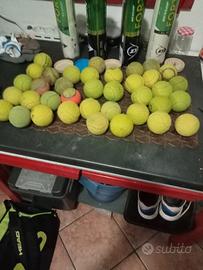 37 palline da tennis usate 