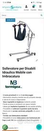 Sollevatore per Disabili come nuovo