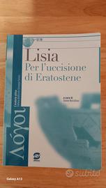Libro. Lisia Per L' Uccisione di Eratostene 