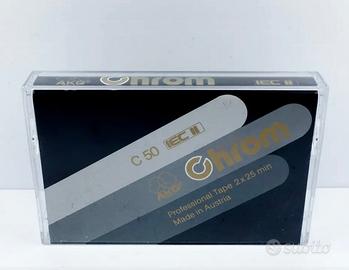 Musicassetta nuova AKG Studio Chrom C 50 rara