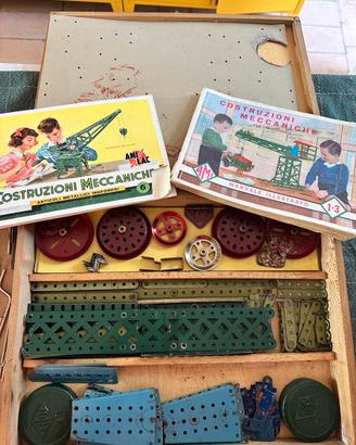 Meccano vintage Amal con valigia e manuali