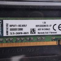 Kingston - RAM kit 4 Gb (2x2) DDR3 1333mhz