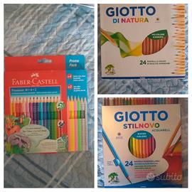 vari pastelli Faber Castell Giotto nuovi 