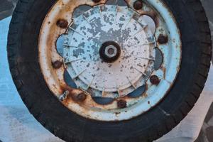 Cerchio Lambretta con Mozzo Ruota.