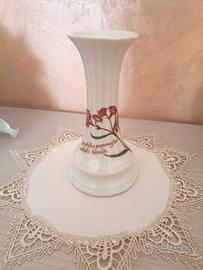 Vecchio vaso bianco ceramica marchiato "Bavaria"