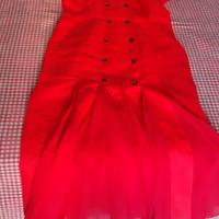 abito in lino e seta anni 80