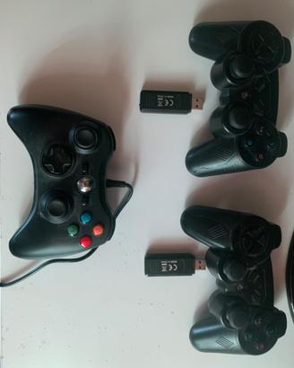 Lotto 3 controller - Xbox 360 originale + 2 pc usb