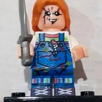 Chucky minifigure tipo Lego