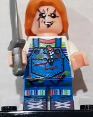 Chucky minifigure tipo Lego