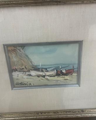 Antonio asturi quadro dipinto
