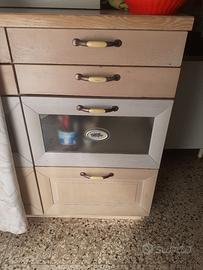 cassettiera doppia 4 +4