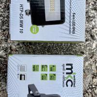 LED FARETTI CON SENSORE A MICRONDE REGOLABILE.