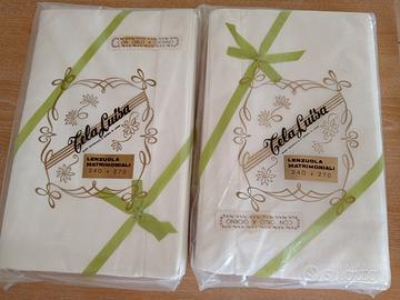 Vecchie lenzuola da corredo