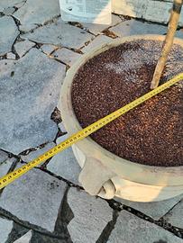 Composizione vaso da giardino in terracotta 