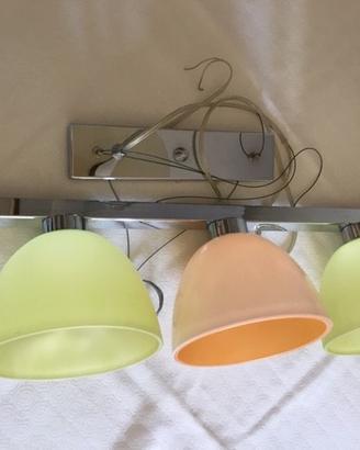 Lampadario vintage design ditta NOVECENTO - Milano