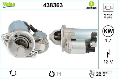 Motorino di avviamento Valeo