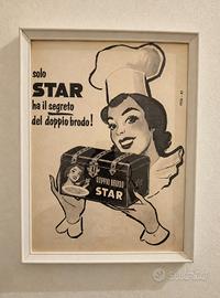 Stampa pubblicità Star vintage
