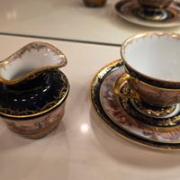 tazza con piattino e bricco latte Dresden da colle