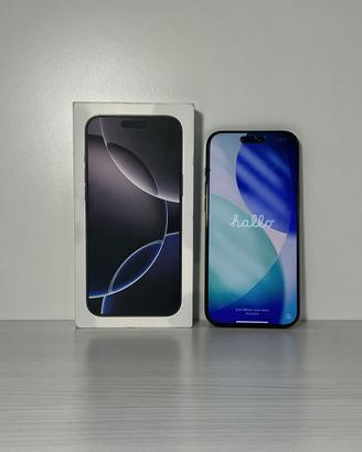 iPhone 16 Pro Max  256GB - Nero - Ottime - 88%