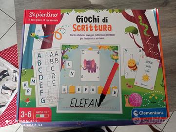 sapientino giochi di scrittura 