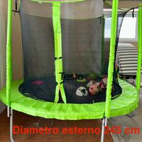 Trampolino tappeto elastico bimbo